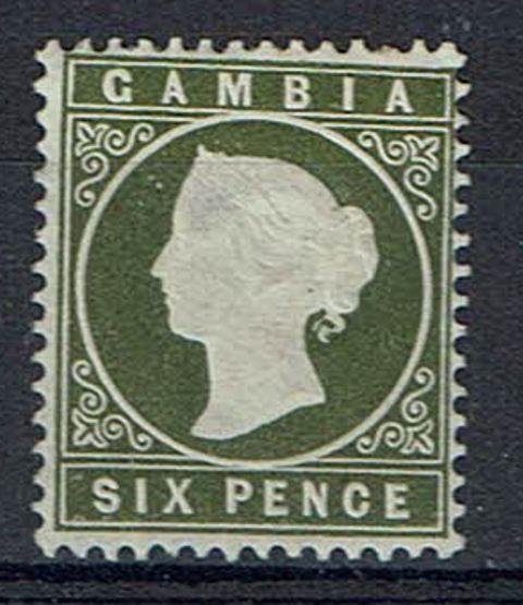 Image of Gambia SG 32da LMM British Commonwealth Stamp